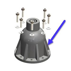PD0023P Dampener Top 1/4" NPT